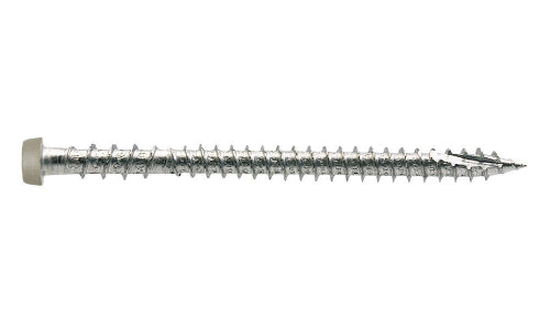 Simpson #10 X 2-3/4" Gray, Collated Deck-Drive DCU Composite Screw, 316 Stainless Steel