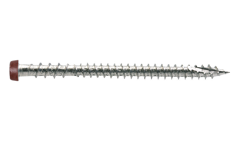 Simpson #10 x 2-3/4" Red 01, Deck-Drive DCU Composite Screw, 316 Stainless Steel 