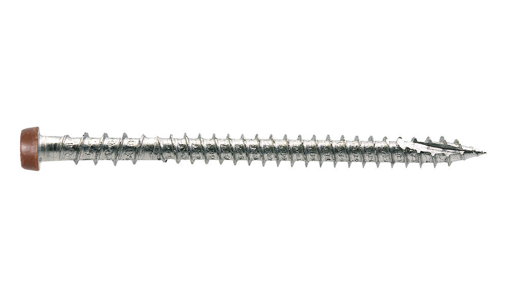 Simpson #10 x 2-3/4" Tan 01, Deck-Drive DCU Composite Screw, 316 Stainless Steel 