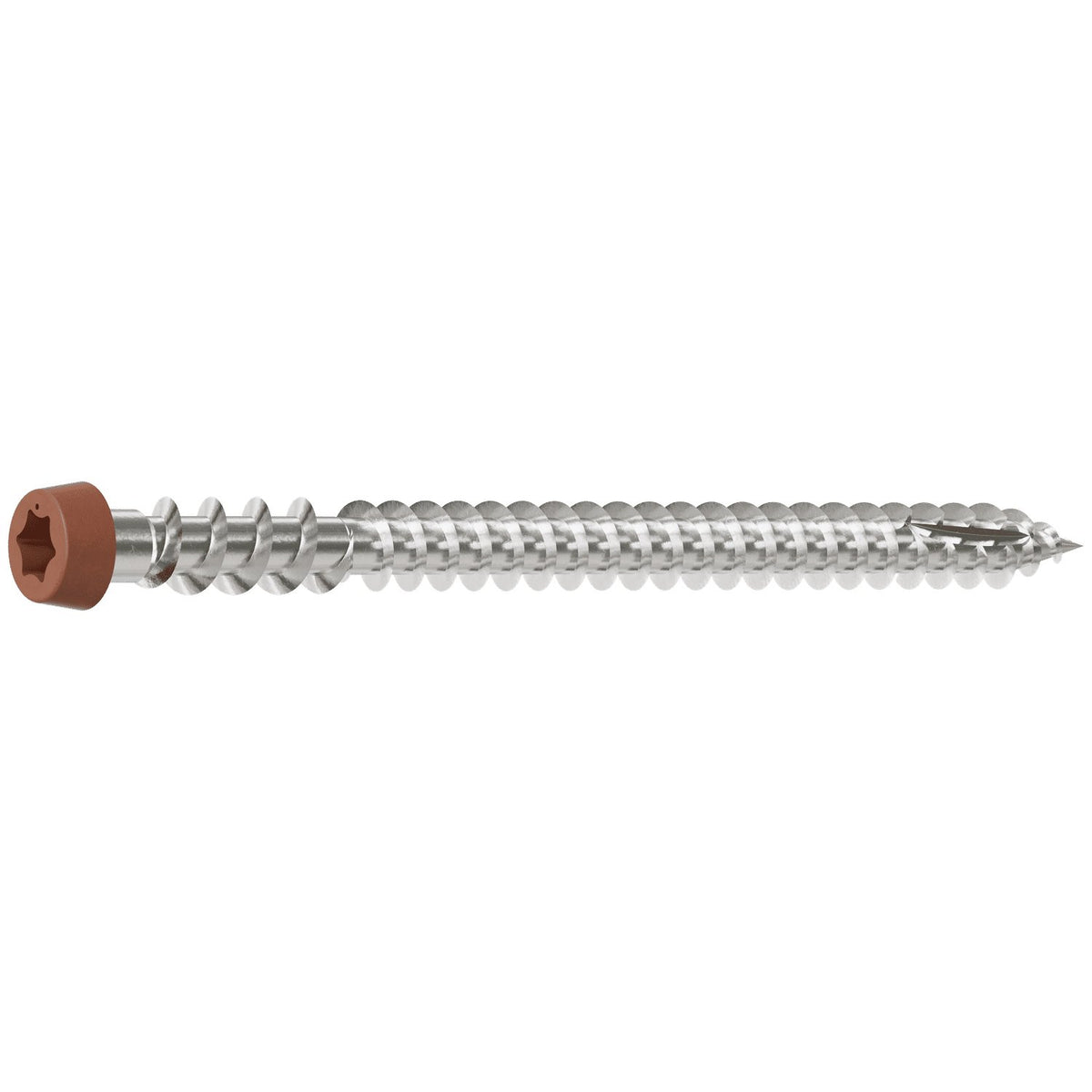 Simpson #10 x 2-3/4" Tan 03, Deck-Drive DCU Composite Screw, 316 Stainless Steel 