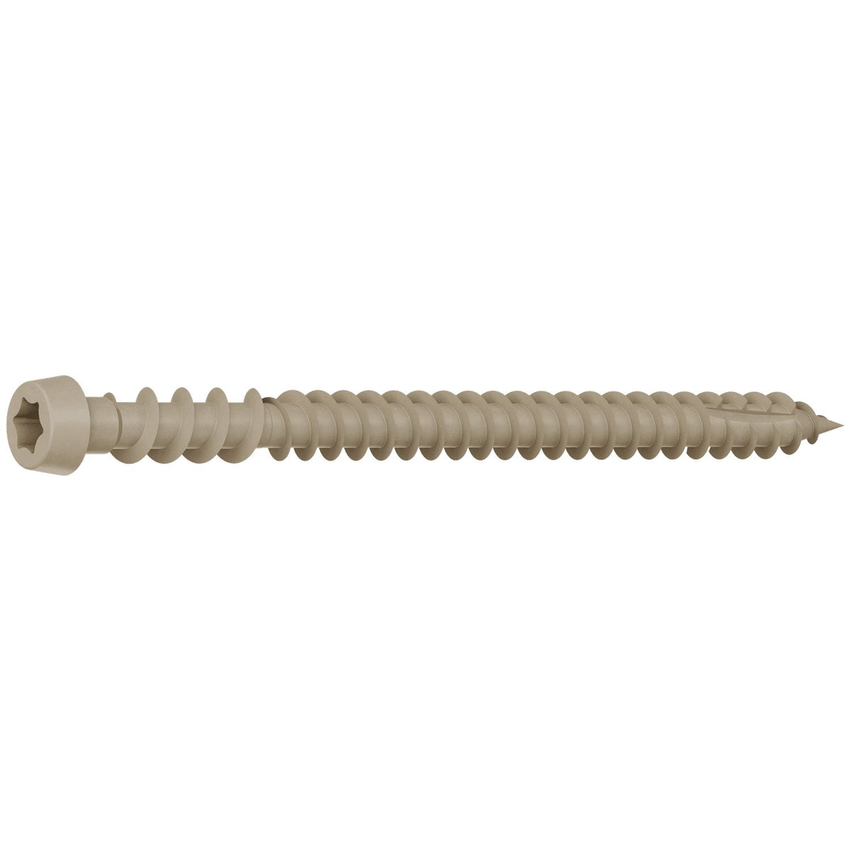 Simpson #10 X 2-3/4" Tan 02, Deck-Drive DCU Composite Screw