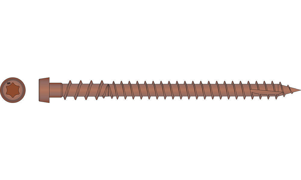 Simpson #10 X 2-3/4" Tan 03, Deck-Drive DCU Composite Screw