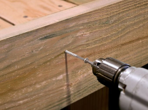 Simpson #8 1-1/4" 305 SS Deck-Drive DWP Wood Screw, T20, Flat Head