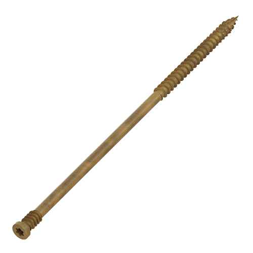 Tan Finish Trim Screw Quik Guard Coating
