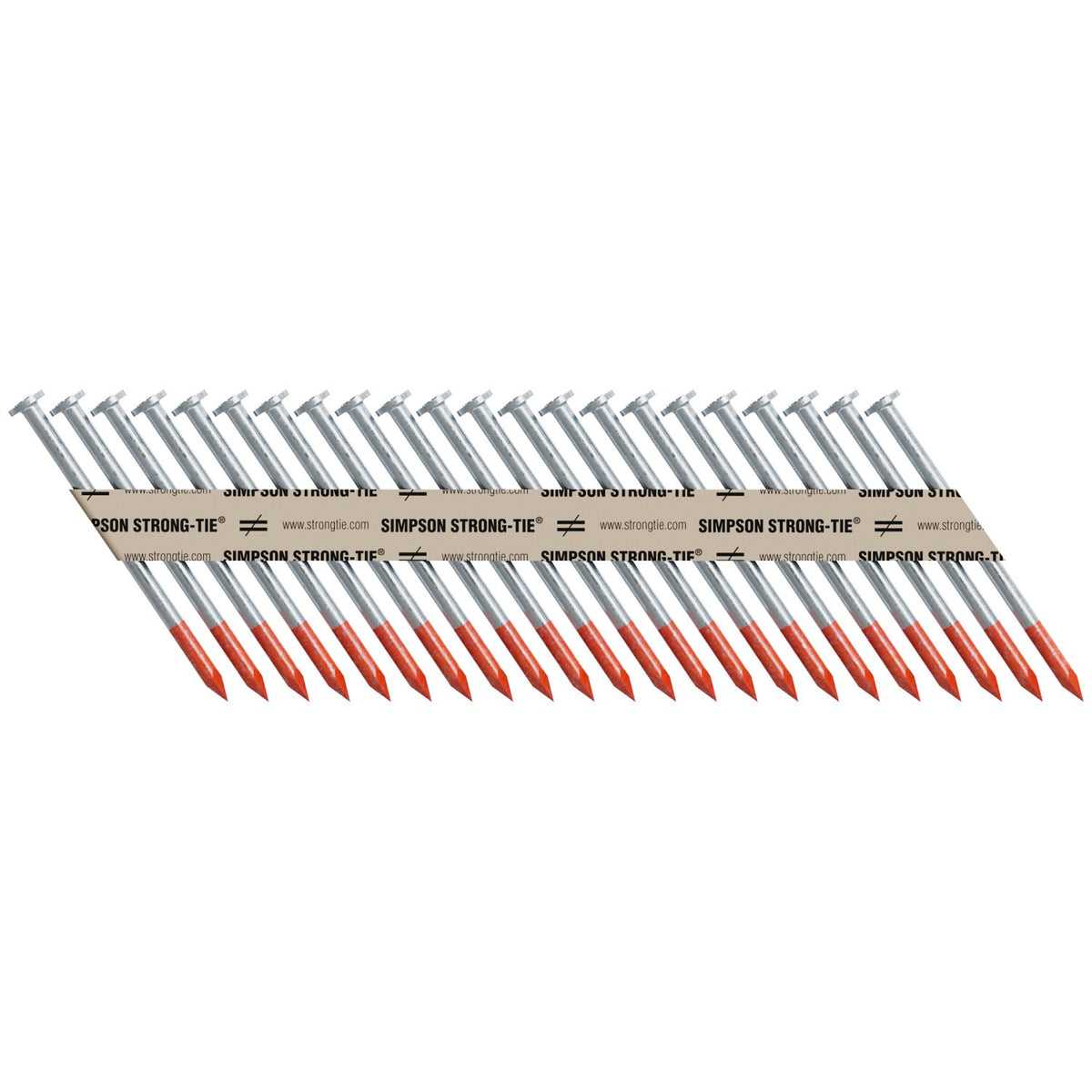 Simpson Strong-Drive 8DBRPT2500 2-1/2" x .131 SCN Smooth Shank Connector Nail 33 Degree, Pkg 2500