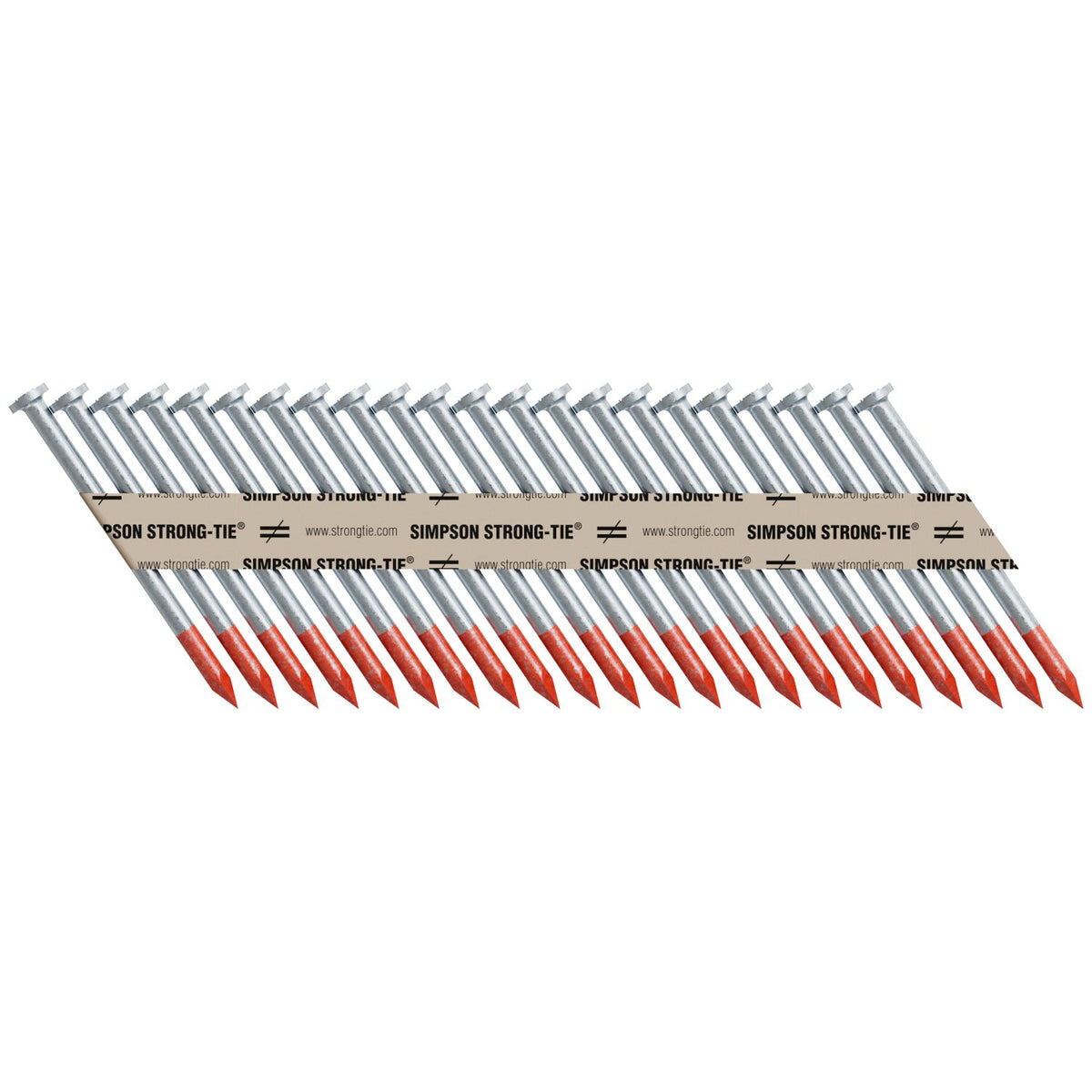 Simpson N10DBRPT2500 2-1/2" x .148 Joist Hanger Nails Brite 33 Degree, 2500ct