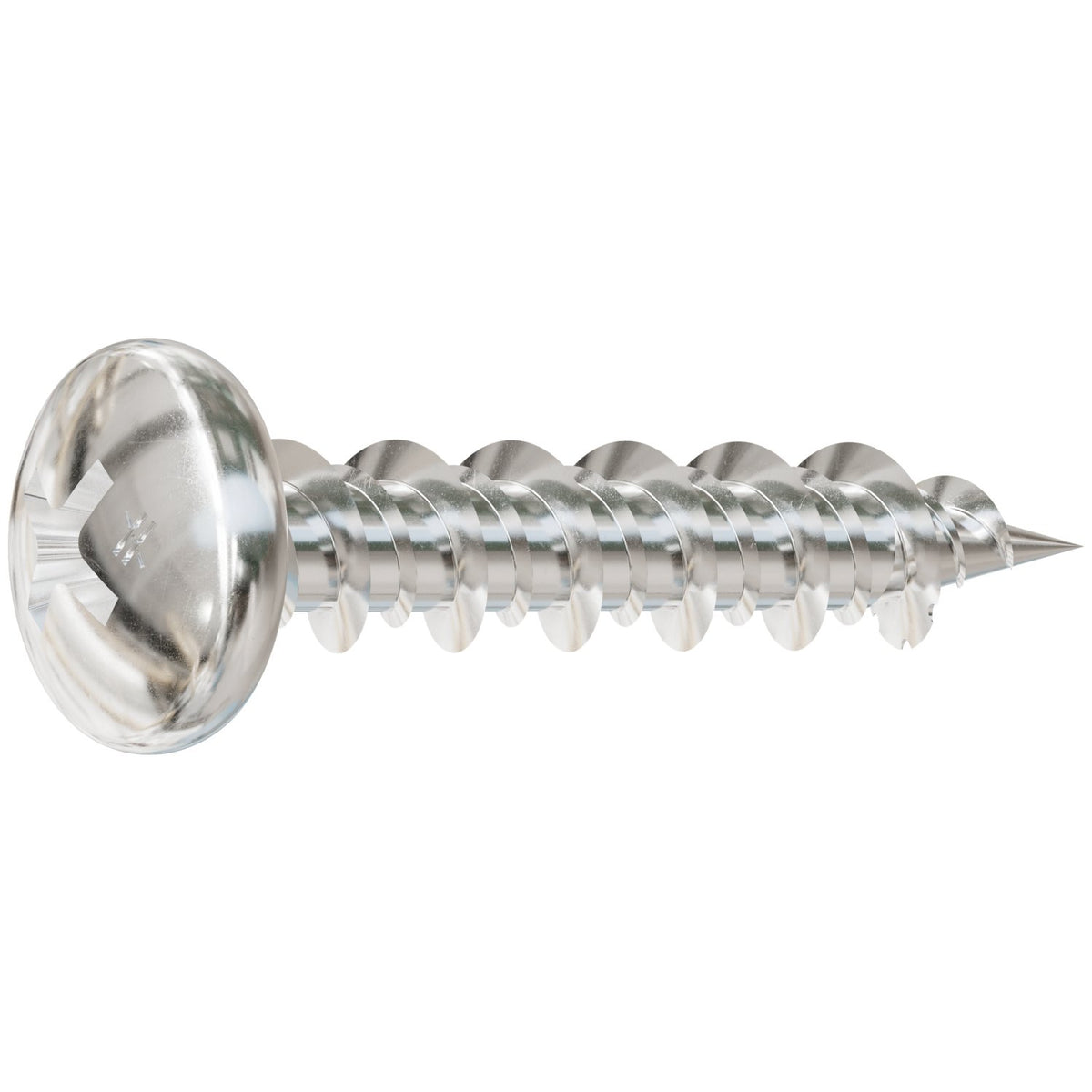Simpson Strong-Tie T12J100PX #12 x 1" Pan Head, 316 Stainless Steel Marine Screw