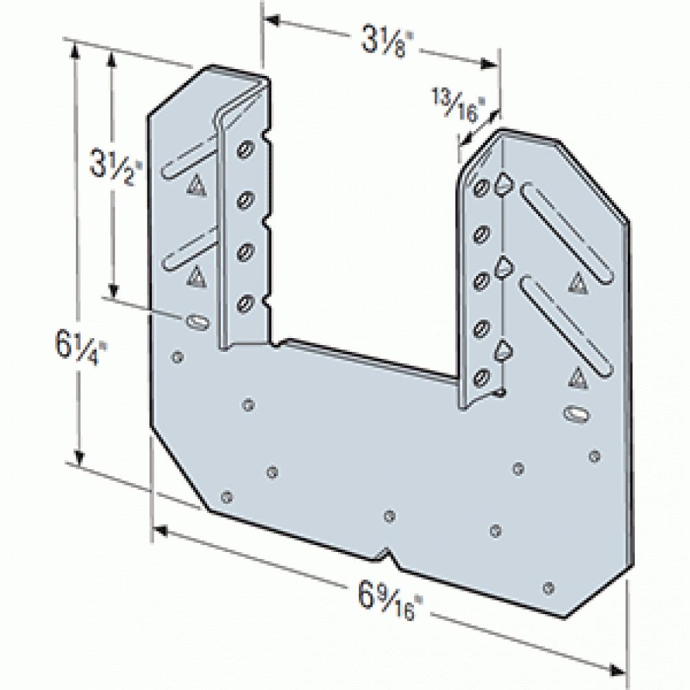 Simpson H10A-2 Hurricane Tie, G90 Galvanized