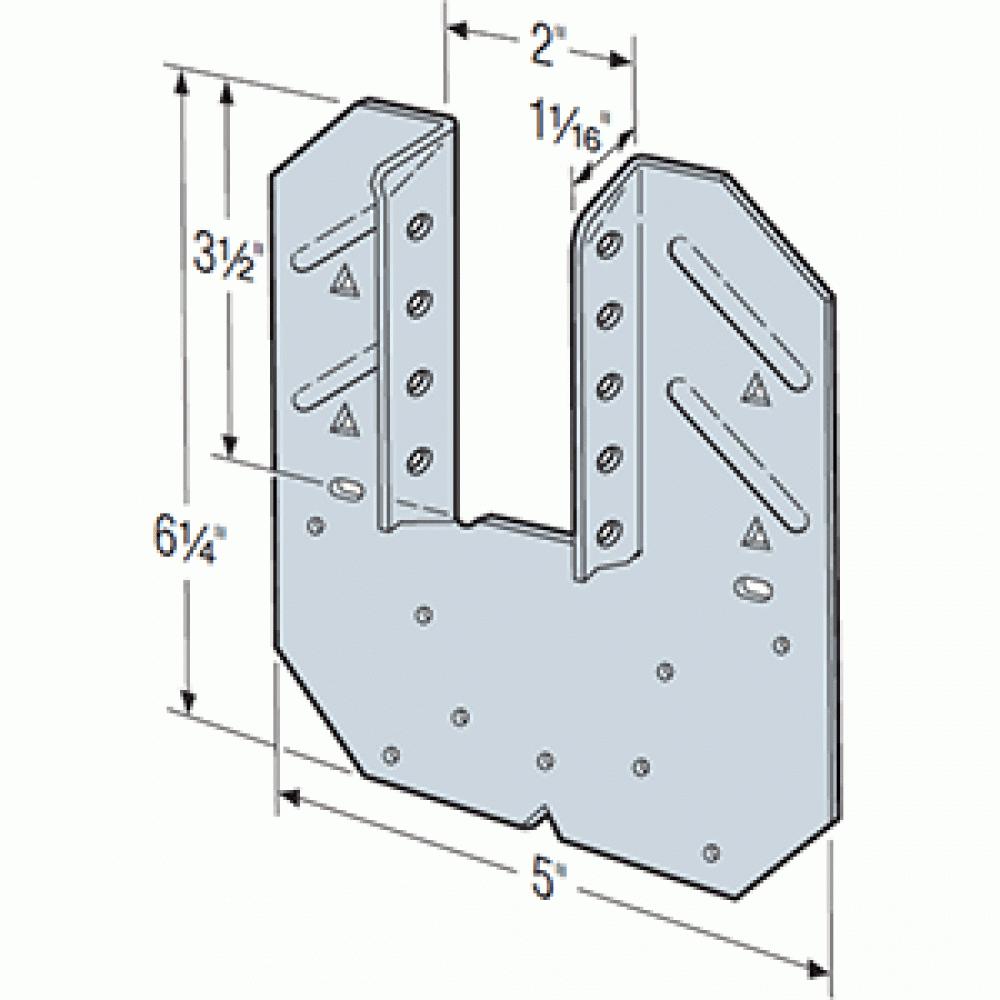 Simpson H10AR Hurricane Tie, G90 Galvanized