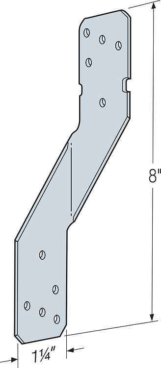 Simpson H8Z Hurricane Tie installed