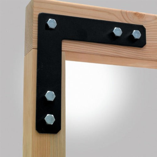 Simpson 1212HLPC 12x12 Heavy L Strap Black Powder-Coated