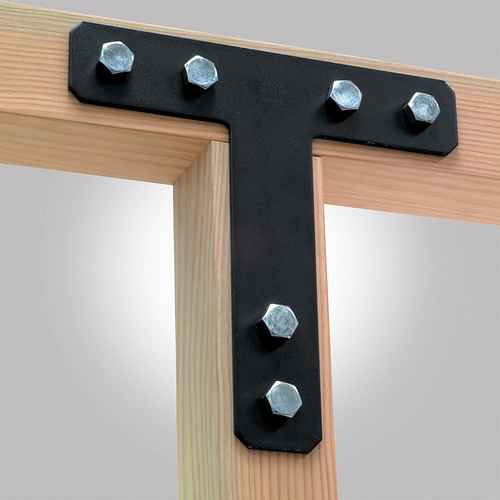 Simpson 1616HTPC 16x16 Heavy T Strap Black Powder Coated