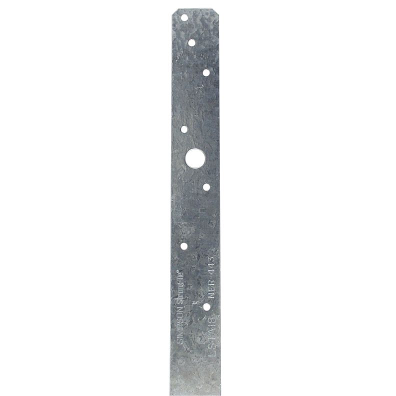 Simpson LSTA18 20-Gauge 1-1/4 in. x 18 in. Light Strap Tie