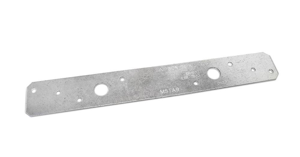 Simpson MSTA9 9 inch Medium Strap Tie G90 Galvanized