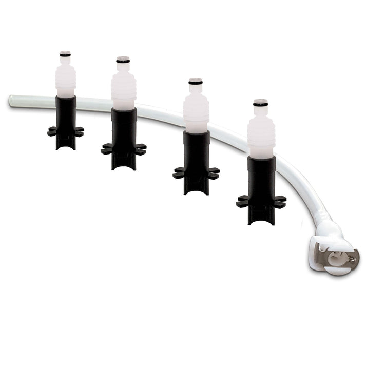 20 E-Z-Click corner mount/drilled-in injection ports & injection fitting