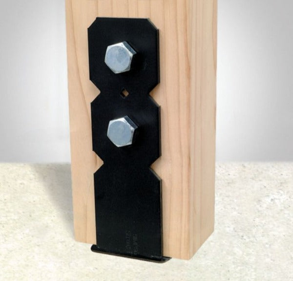 Simpson Strong-Tie OCB66 6 x 6 Ornamental Column Base Black Powder Coated