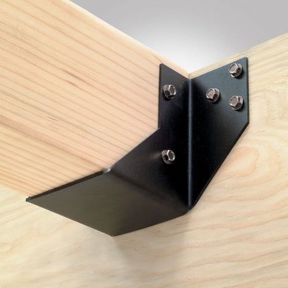 Simpson OHU46-SDS3 4x6 Black Ornamental Joist Hanger w/Screws