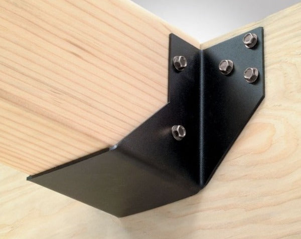 Simpson Strong-Tie OHU414-SDS3 4 x 14 Ornamental Joist Hanger w/Screws Black Powder Coated