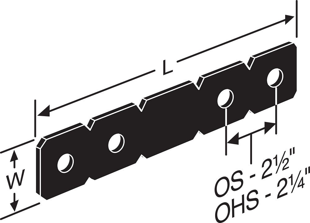 Simpson Strong-Tie OHS Ornamental Strap Tie Black Powder Coated