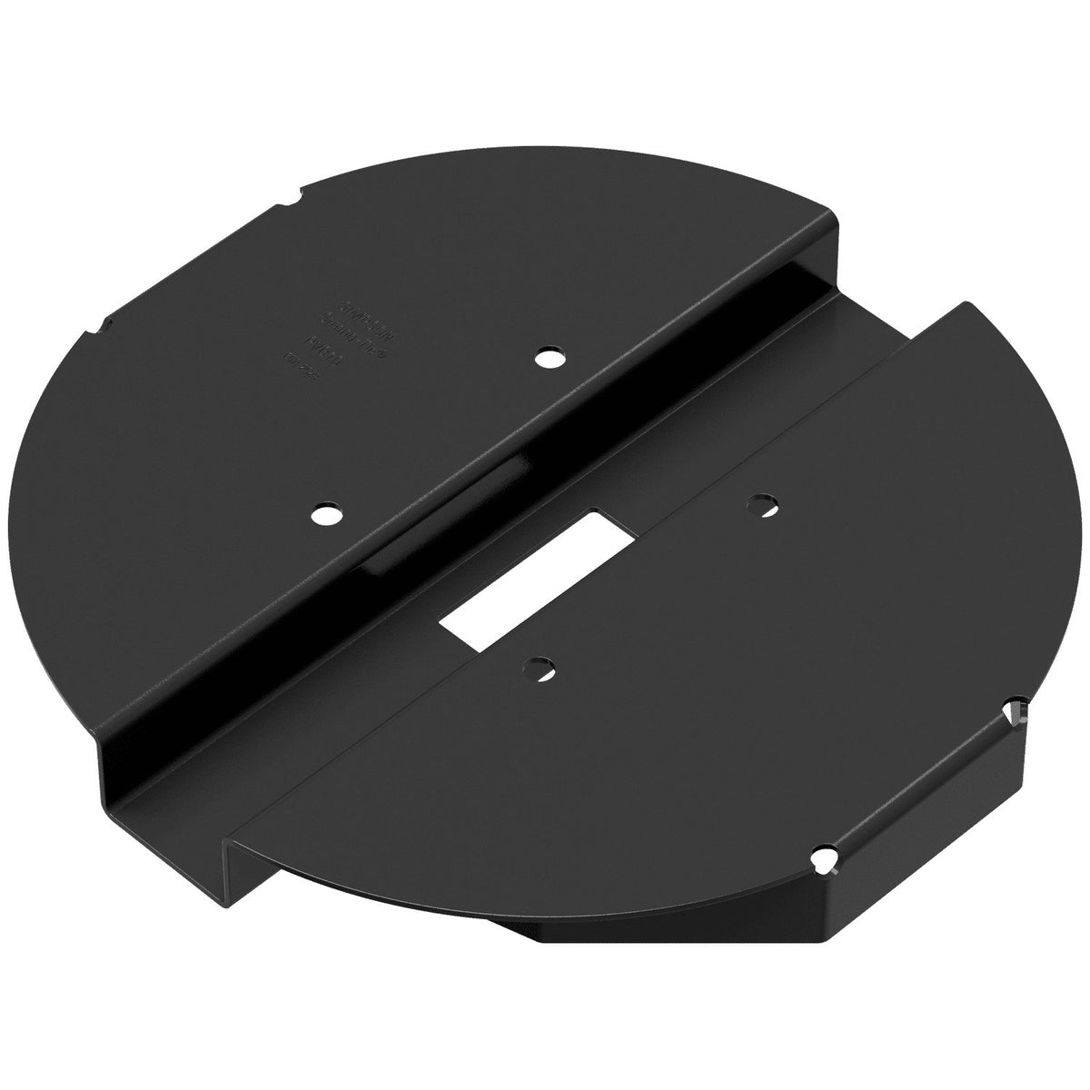 Simpson PBV6PC 6" Hidden Standoff Post Base - Black Powder Coated