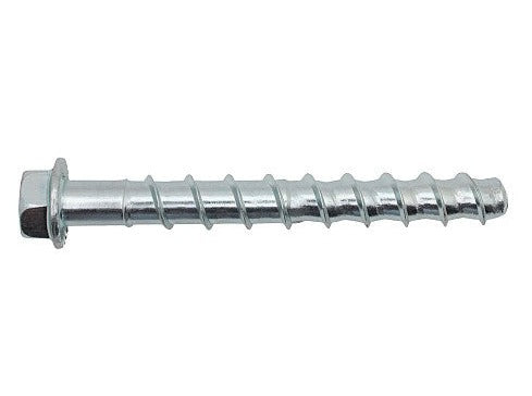 DeWALT-Powers 1/4" x 1-3/4" Screw-Bolt+ High Performance Concrete Screw Anchors, Hex Head, Zinc Plated, PFM1411020