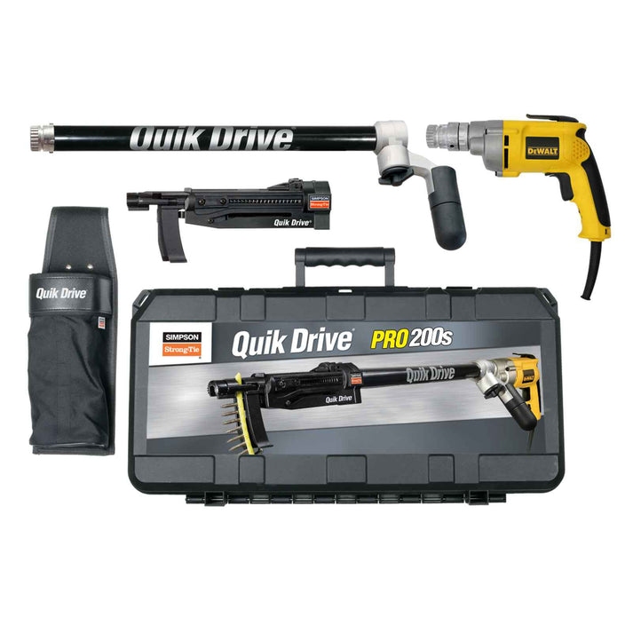 Simpson Quik Drive PRO200SD25K Multi-Purpose System w/ DeWalt Screwdriver motor