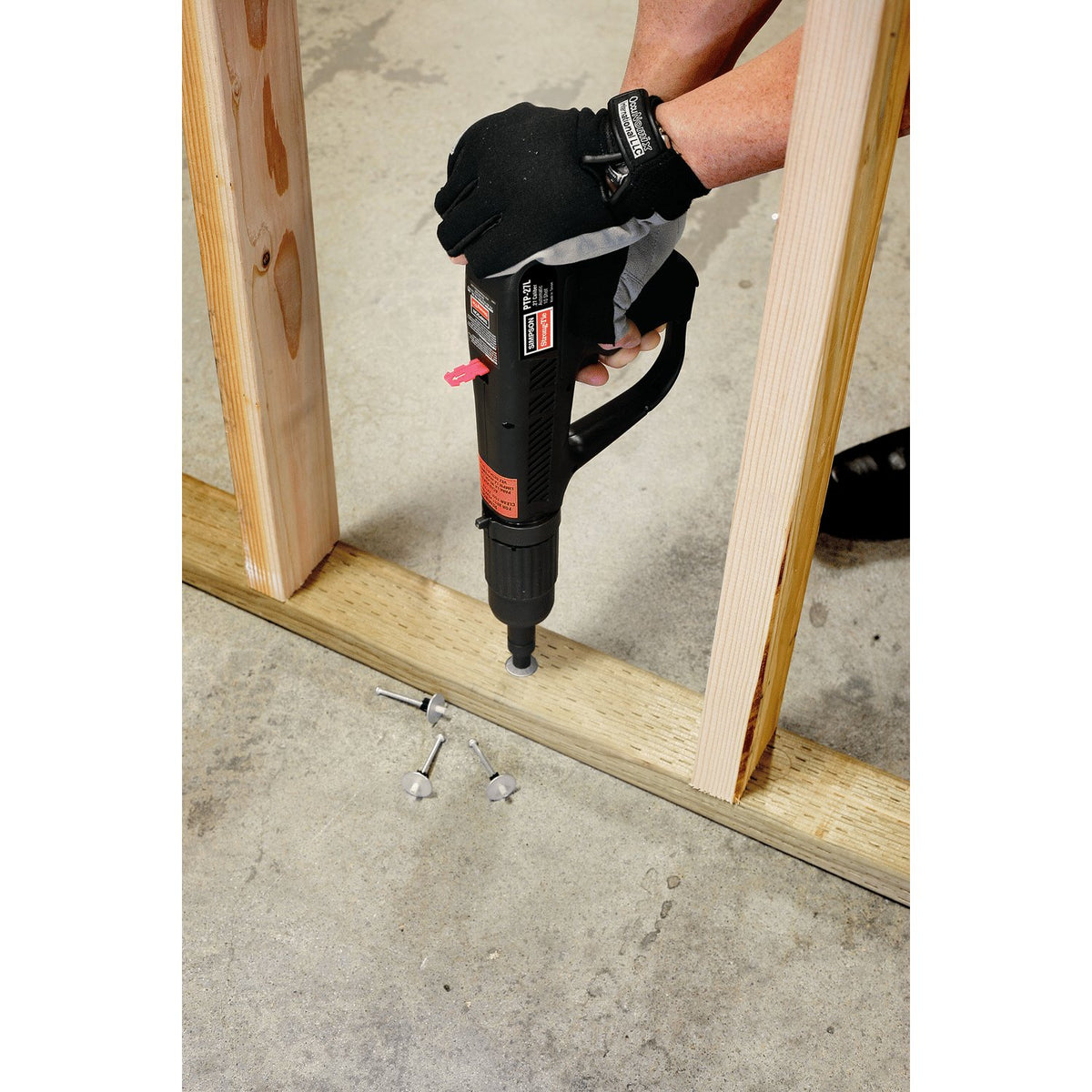 Simpson PTP-27L Powder Actuated Tool .27 Caliber Single Shot Automatic Piston Reset 6.5 lb