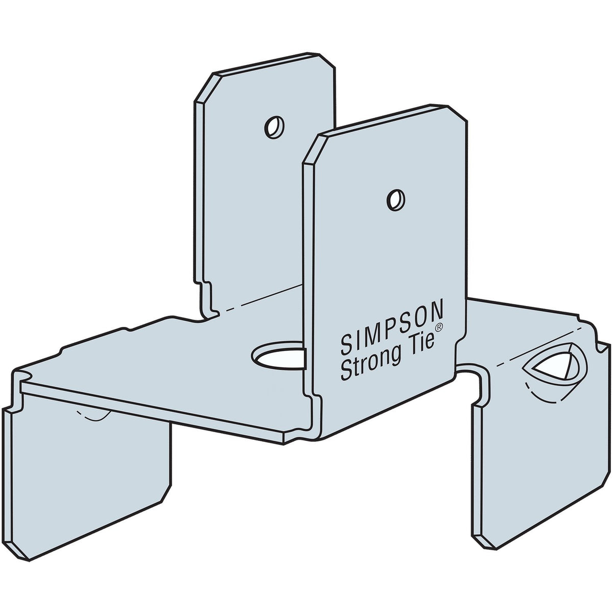 Simpson Strong-Tie RC1.81 Ripper Clip 1-13/16 Galvanized