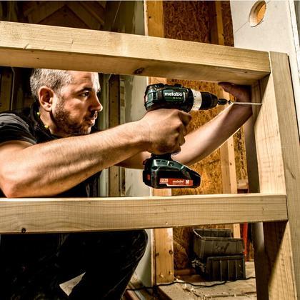 Metabo 18V Brushless Drill/Driver Kit 2x 2.0Ah 301/664 in-lbs BS 18 LT BL 2.0