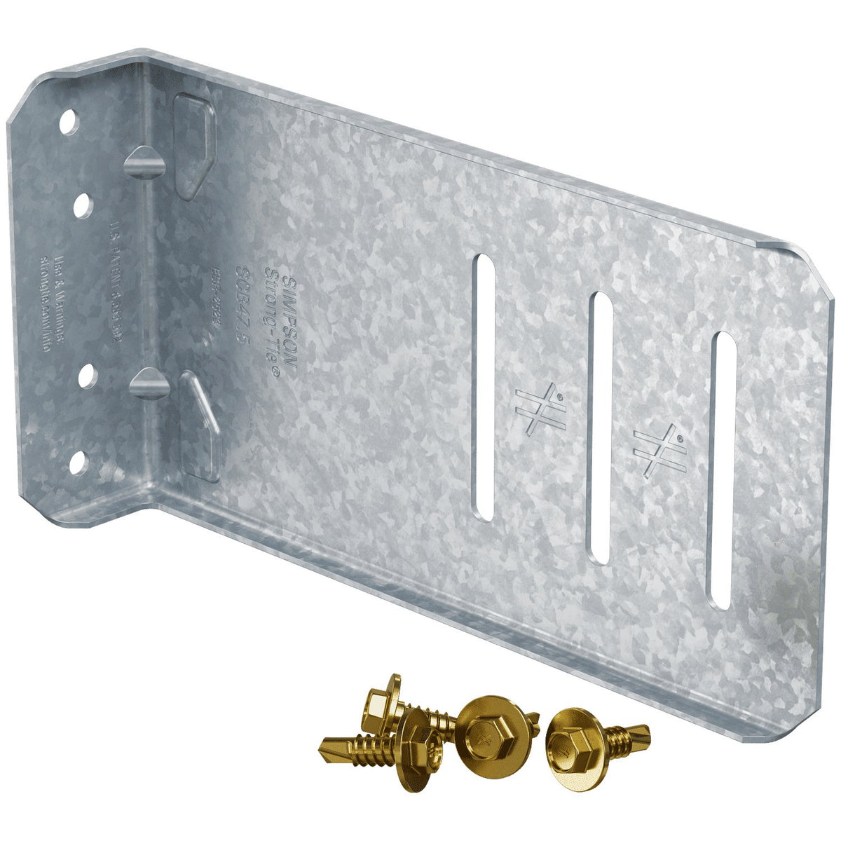 Simpson SCB47.5-KT 5.5" Bypass Framing SlideClip Connector Kit 25ct
