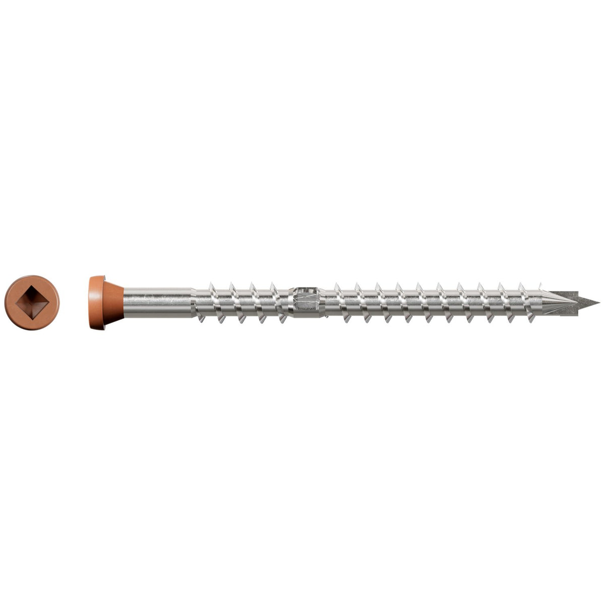 Simpson SSDHPD212SB Collated 2-1/2" Tan, DHPD Hardwood Deck Screw