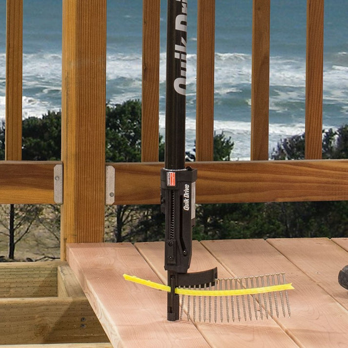 Simpson SSDWP3S305 #10 3" 305 SS Deck-Drive DWP Wood Screw, T25, Flat Head (Collated) Quik-Drive 1000 Ct