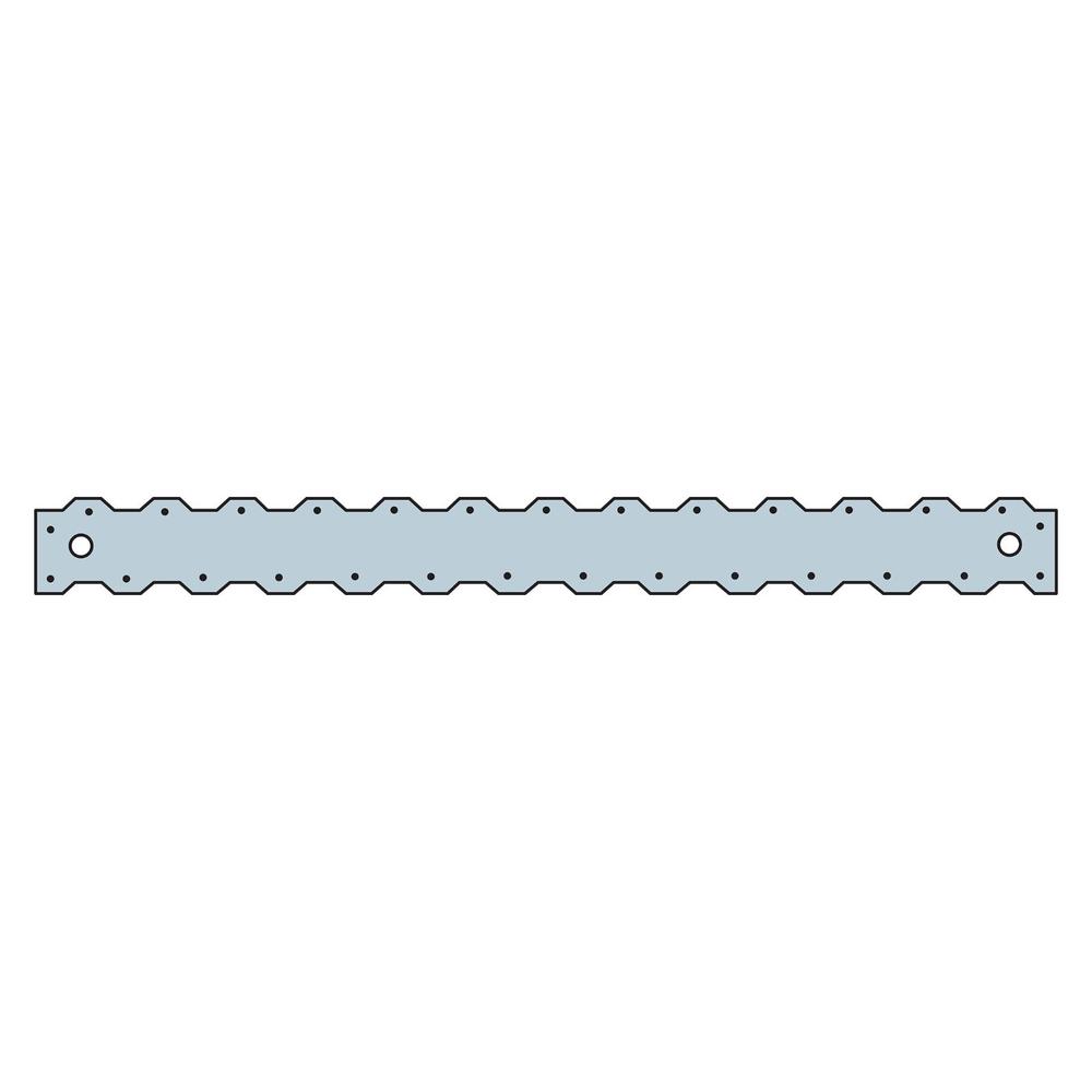Simpson ST6224 24 in. 16-Ga. Galvanized Strap Tie