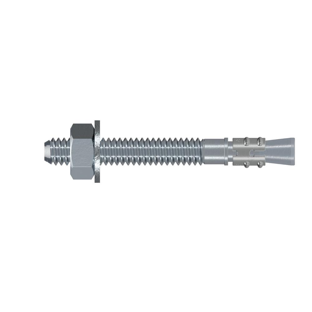 Simpson 1/4" x 1-3/4" Strong-Bolt 2 Wedge Anchor, Zinc Plated