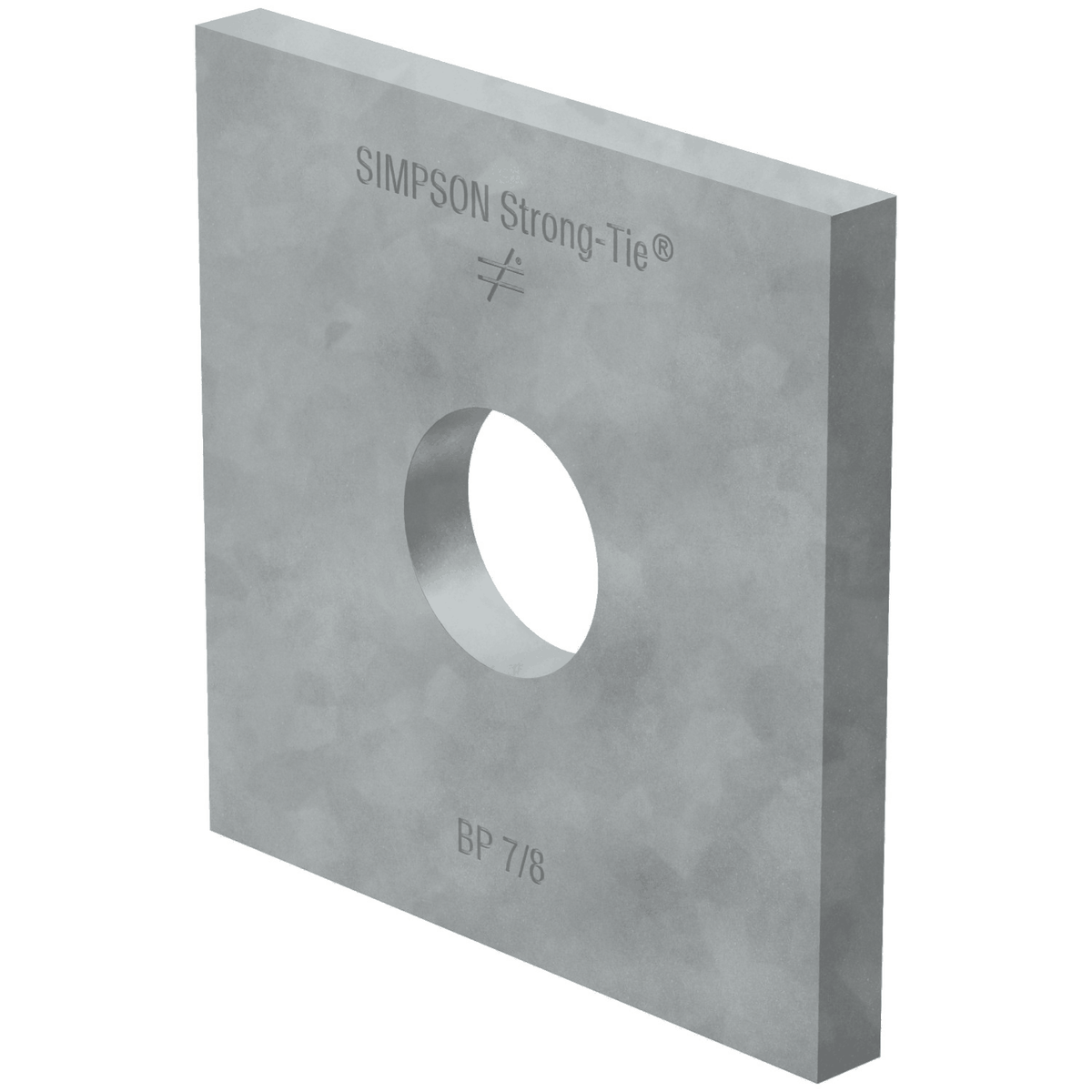 Simpson Strong-Tie BP 7/8HDG Bolt Dia. 3" x 3" Bearing Plate Galvanized