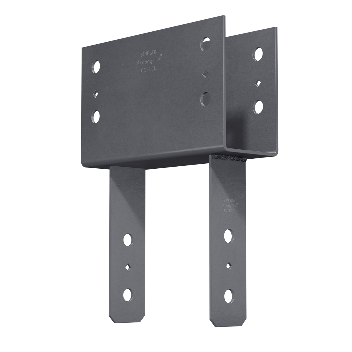 Simpson Strong-Tie CC48 Column Cap - Gray Paint