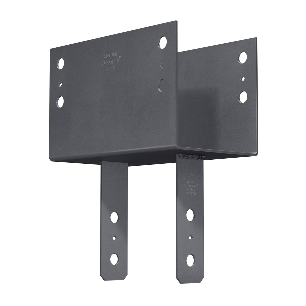 Simpson Strong-Tie CC7 1/8-8 Column Cap - Gray Paint