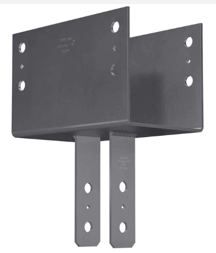Simpson Strong-Tie CC94 Column Cap - Gray Paint