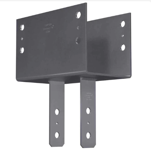Simpson Strong-Tie CC86 Column Cap - Gray Paint