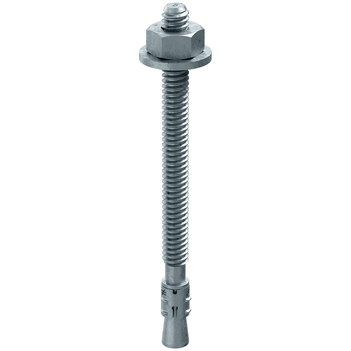 Simpson 1/4" x 3-1/4" Strong-Bolt 2 - Mechanically Galvanized Wedge Anchor