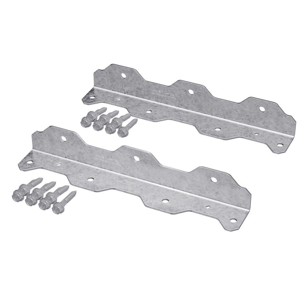 Simpson TA10ZKT 10-1/4" ZMAX Staircase Angle 2 per Kit w/Screws