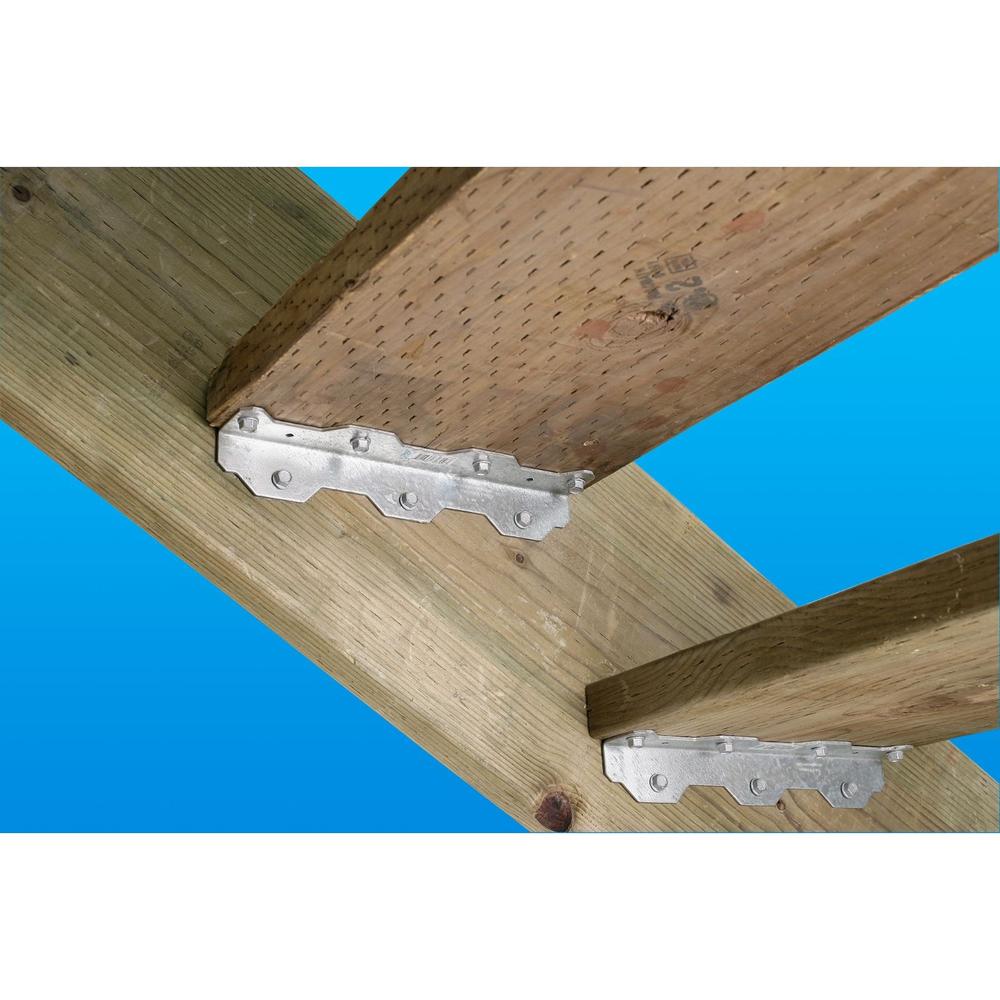 Simpson TA10ZKT 10-1/4" ZMAX Staircase Angle 2 per Kit w/Screws