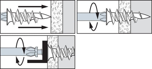Simpson Strong-Tie SWN08LS-R100 #8 x 1 1/4" Reinforced Nylon Drywall Anchor Sure Wall 