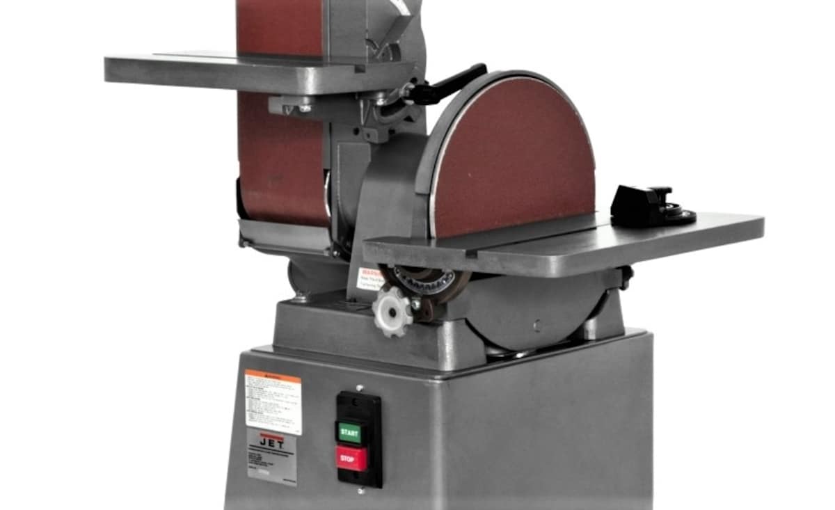 JET J-4202A 6" x 48" Industrial Combination Belt & 12" Disc Finishing Machine 230V 3Ph
