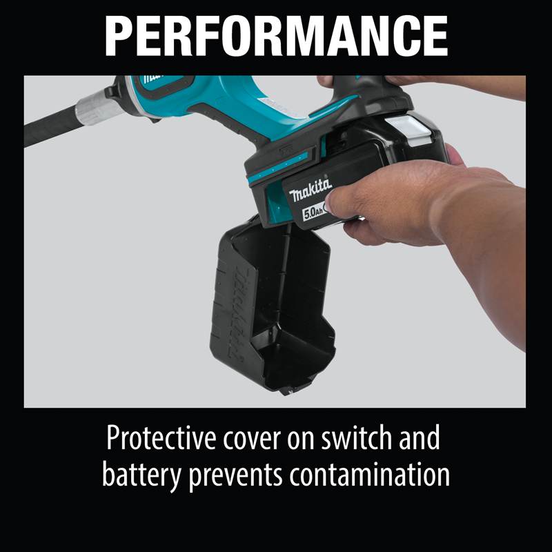 Makita 18V LXT 4' Concrete Vibrator Kit, case 5.0Ah