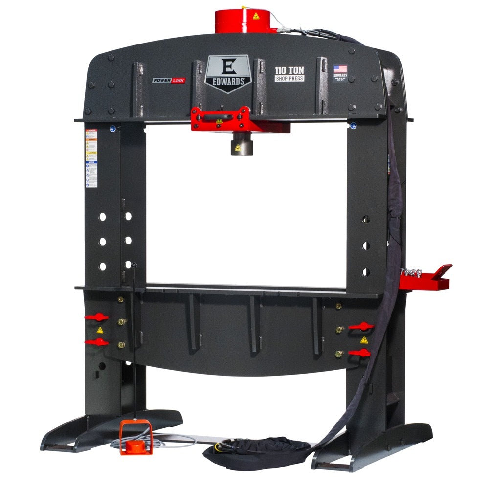 Edwards 110 Ton Shop Press and Portable Power Unit 230V, 1Ph HAT9010