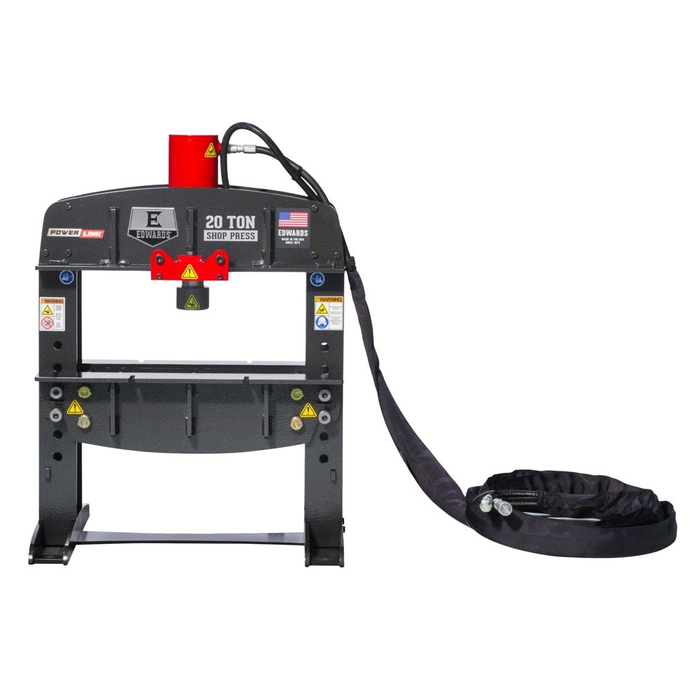 Edwards 20 Ton Shop Press and Portable Power Unit 460V, 3Ph HAT2030
