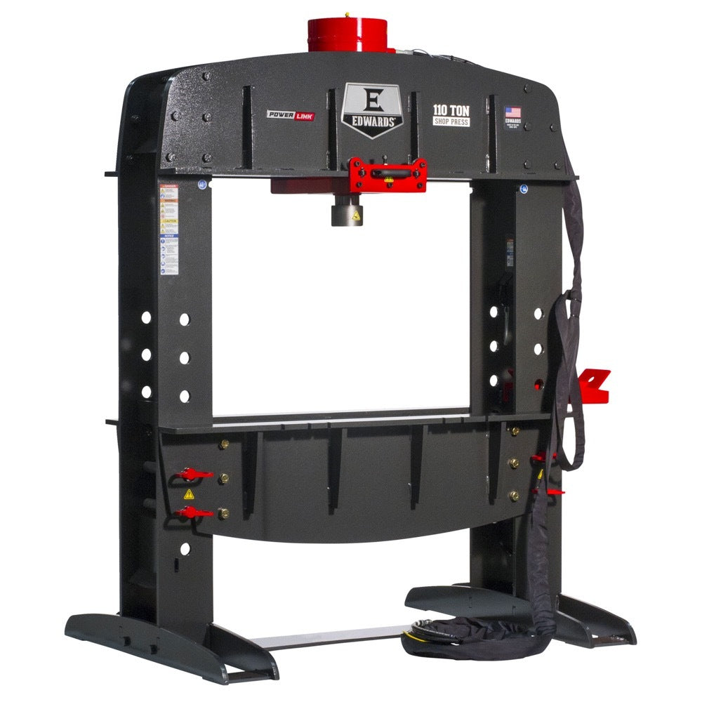 Edwards 110 Ton Shop Press and Portable Power Unit 230V, 1Ph HAT9010