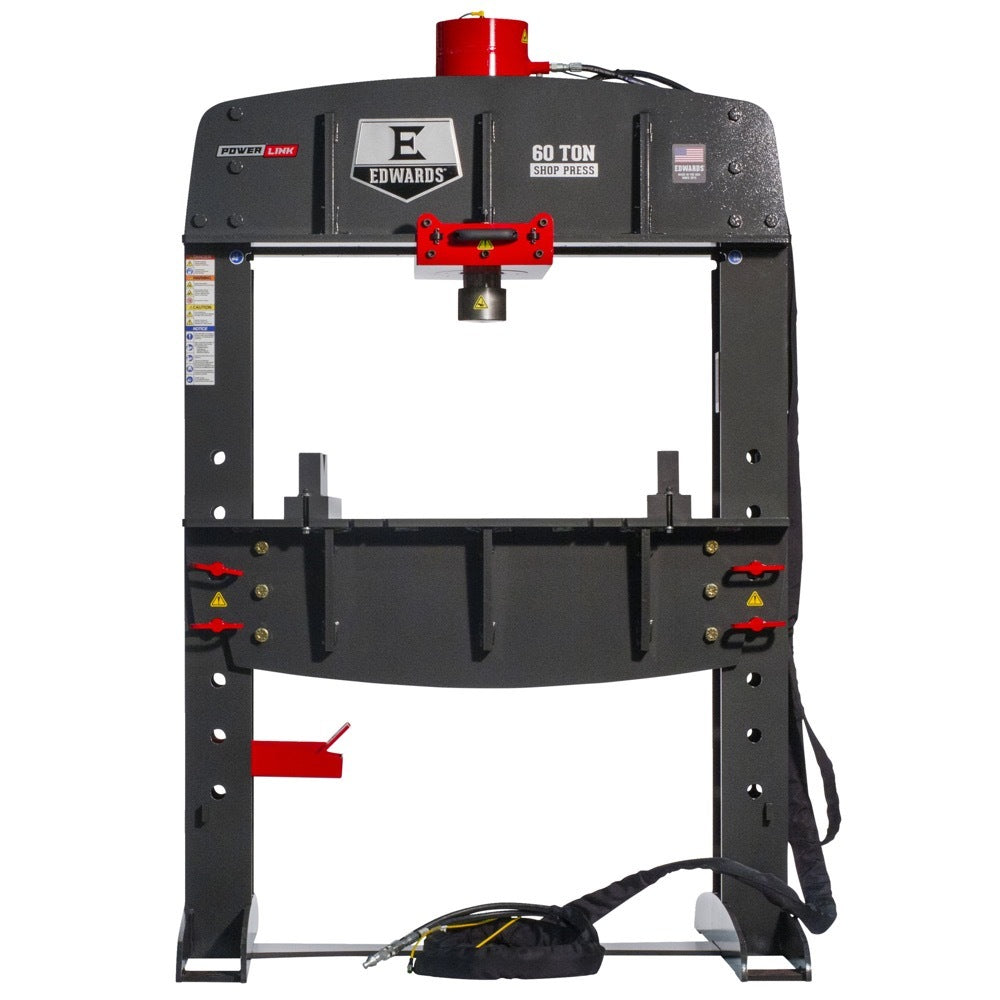 Edwards 60 Ton Shop Press and Portable Power Unit 460V, 3Ph HAT8030