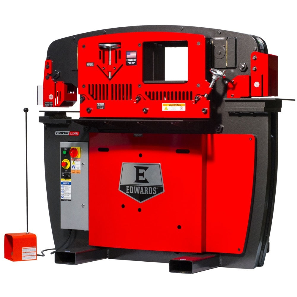 Edwards 65 Ton Ironworker 460V, 3Ph, with PowerLink IW65-3P460-AC600